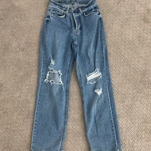 Wild Fable Blue Distressed boyfriend cut Women Jeans
